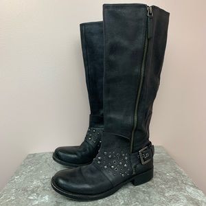 Nine West Vintage Studded Boot Black 6